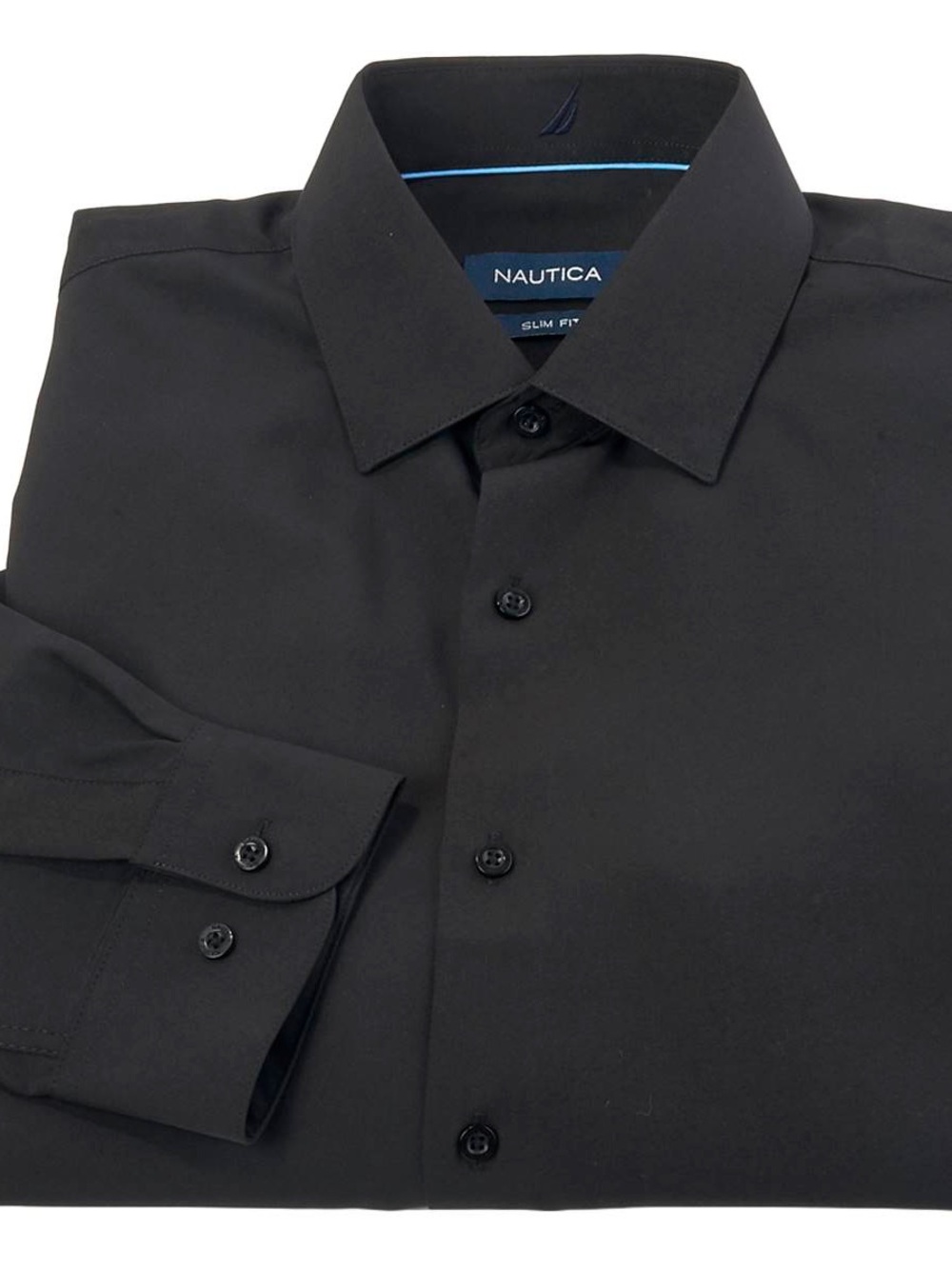 Mens Nautica Slim Fit Stretch Dress Shirt NWT
